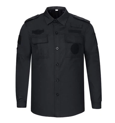 सैन्य पुलिस वर्दी लंबी आस्तीन तिरंगा