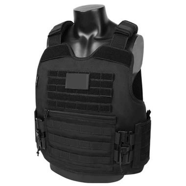 ब्लैक नायलॉन बुलेटप्रूफ वेस्ट छुपा हुआ बॉडी कवच